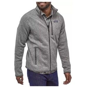 Patagonia Jacket Mens Large Gray Fleece Better Sweater Full Zip Outdoor